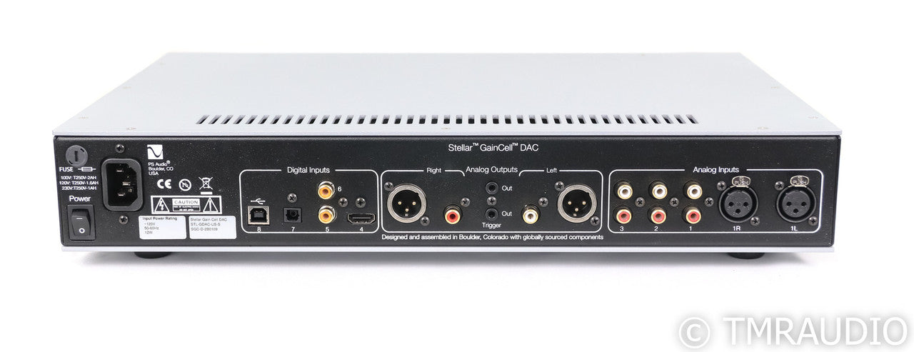PS Audio Stellar Gain Cell DAC; Remote; Silver (Used)