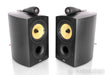 B&W Nautilus 805 Bookshelf Speakers; Black Pair
