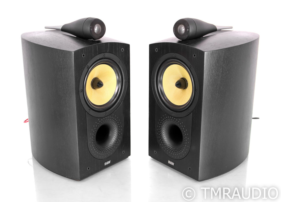 B&W Nautilus 805 Bookshelf Speakers; Black Pair