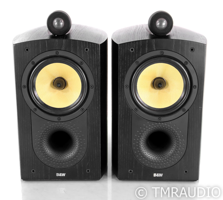 B&W Nautilus 805 Bookshelf Speakers; Black Pair