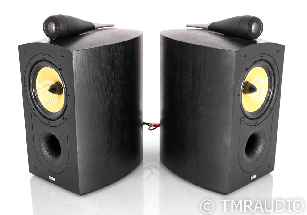 B&W Nautilus 805 Bookshelf Speakers; Black Pair
