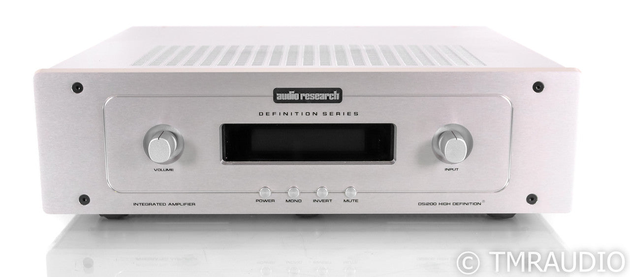 Audio Research DSi200 Stereo Integrated Amplifier; Remote; Silver; Dsi-200