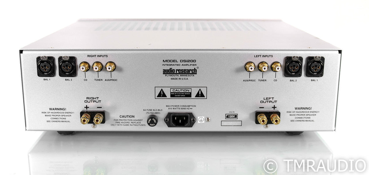 Audio Research DSi200 Stereo Integrated Amplifier; Remote; Silver; Dsi-200