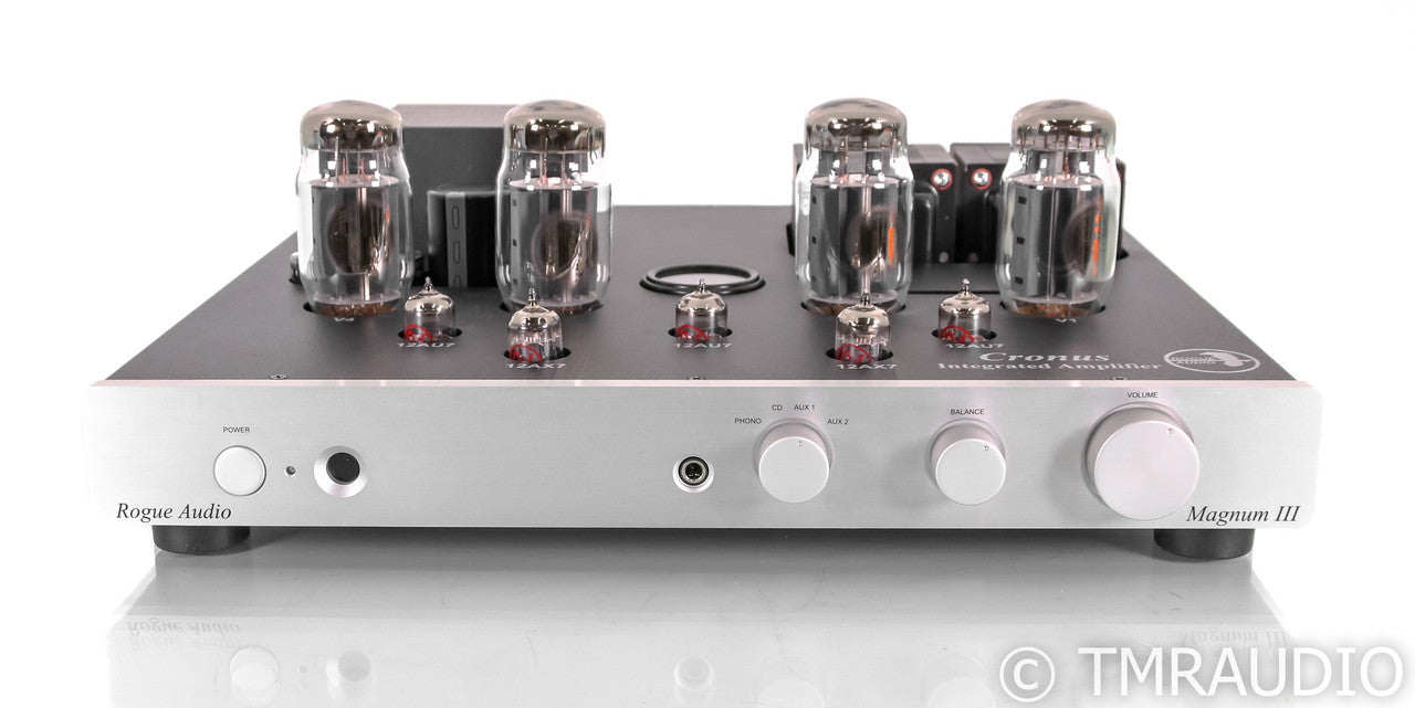 Rogue Audio Cronus Magnum III Stereo Tube Integrated Amplifier; Remote; Black