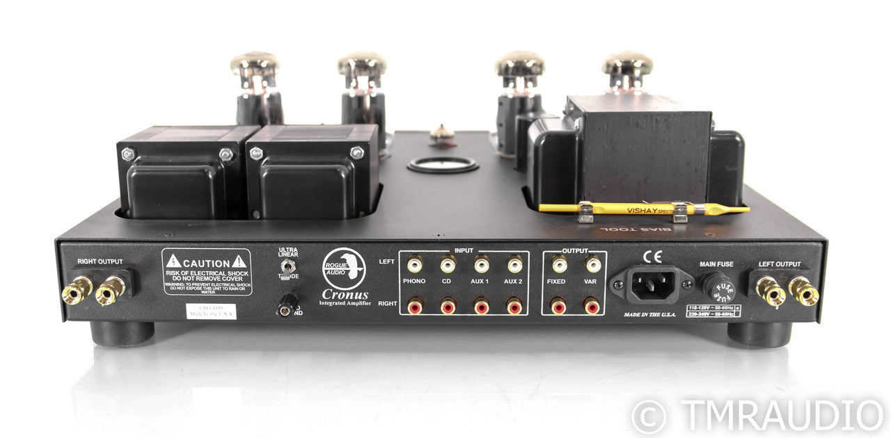 Rogue Audio Cronus Magnum III Stereo Tube Integrated Amplifier; Remote; Black