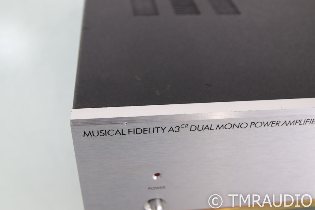 Musical Fidelity A3CR Dual Mono Power Amplifier; A3-CR