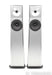 YG Acoustics Carmel Floorstanding Speakers; Brushed Aluminum Pair
