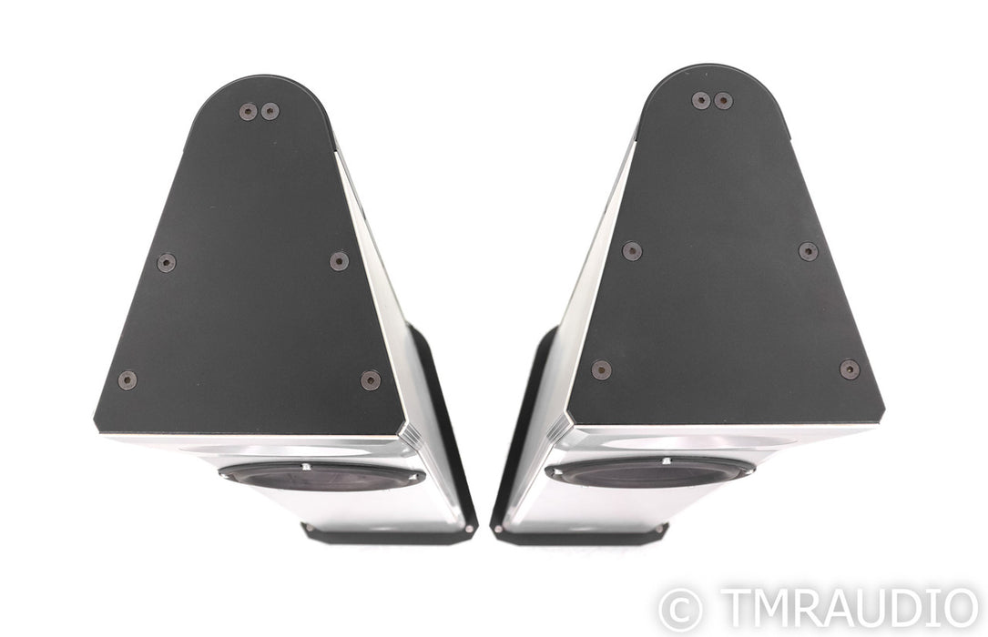 YG Acoustics Carmel Floorstanding Speakers; Brushed Aluminum Pair