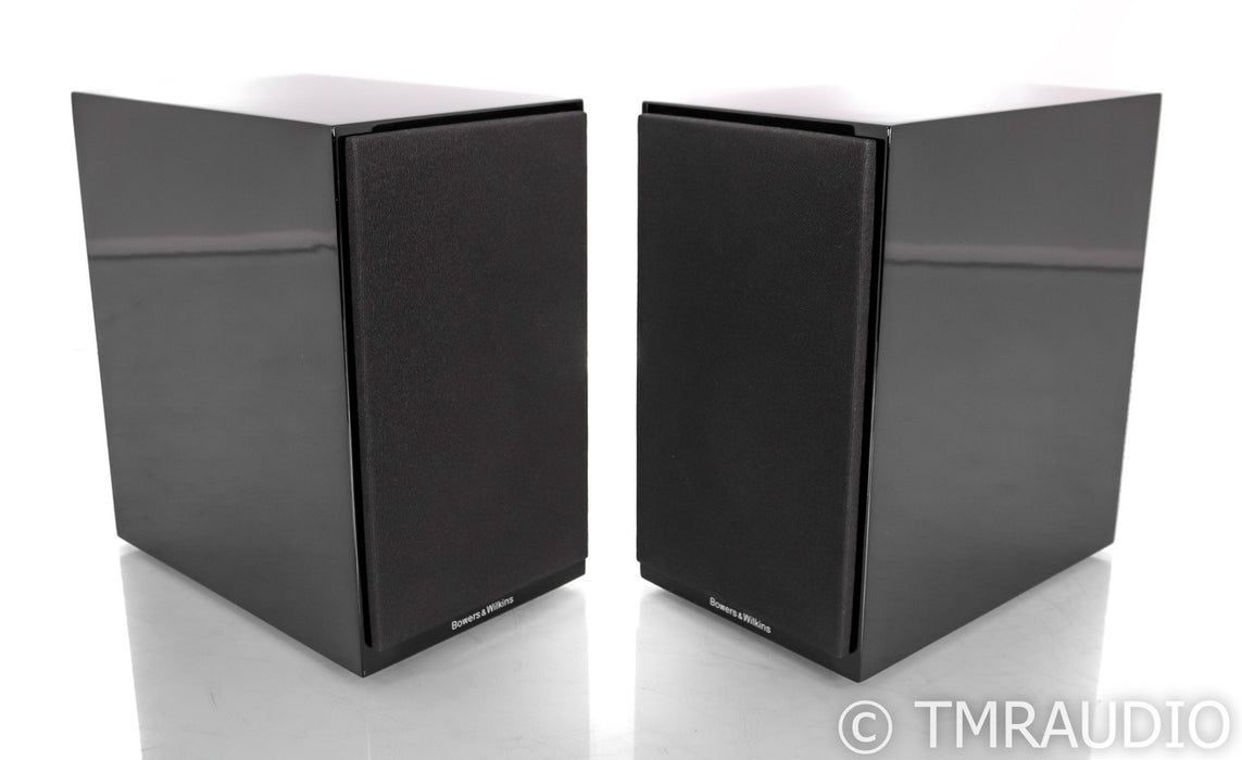 B&W 707 S2 Bookshelf Speakers; Gloss Black Pair