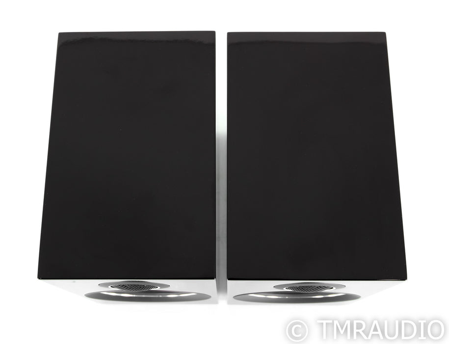 B&W 707 S2 Bookshelf Speakers; Gloss Black Pair
