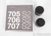 B&W 707 S2 Bookshelf Speakers; Gloss Black Pair