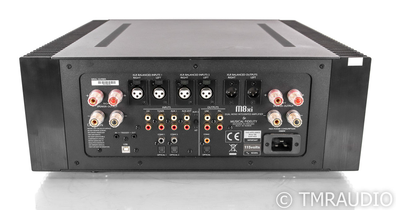 Musical Fidelity M8xi Stereo Integrated Amplifier; M8-xi; DAC; Remote