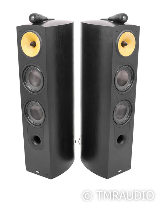 B&W Nautilus 803 Floorstanding Speakers; Black Ash Pair