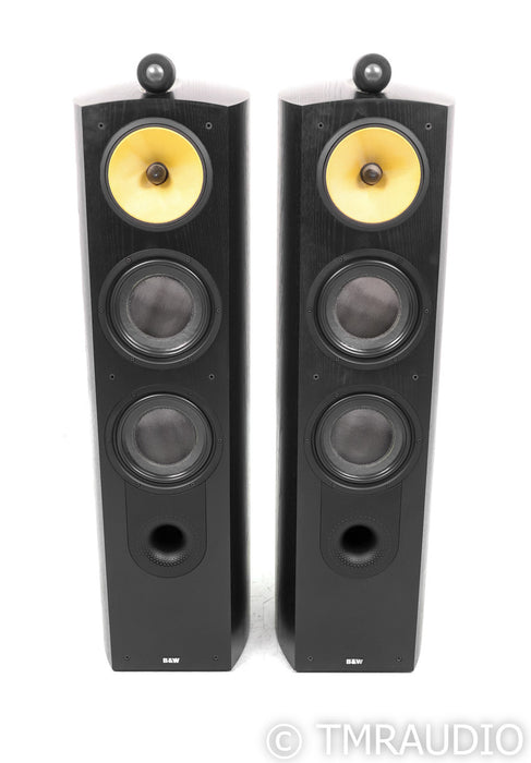 B&W Nautilus 803 Floorstanding Speakers; Black Ash Pair