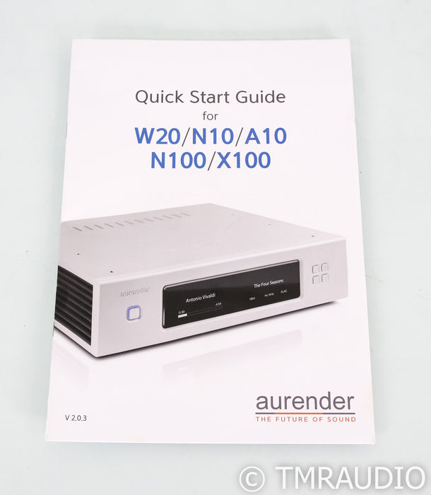 Aurender N100H Network Server / Streamer; 2TB HDD