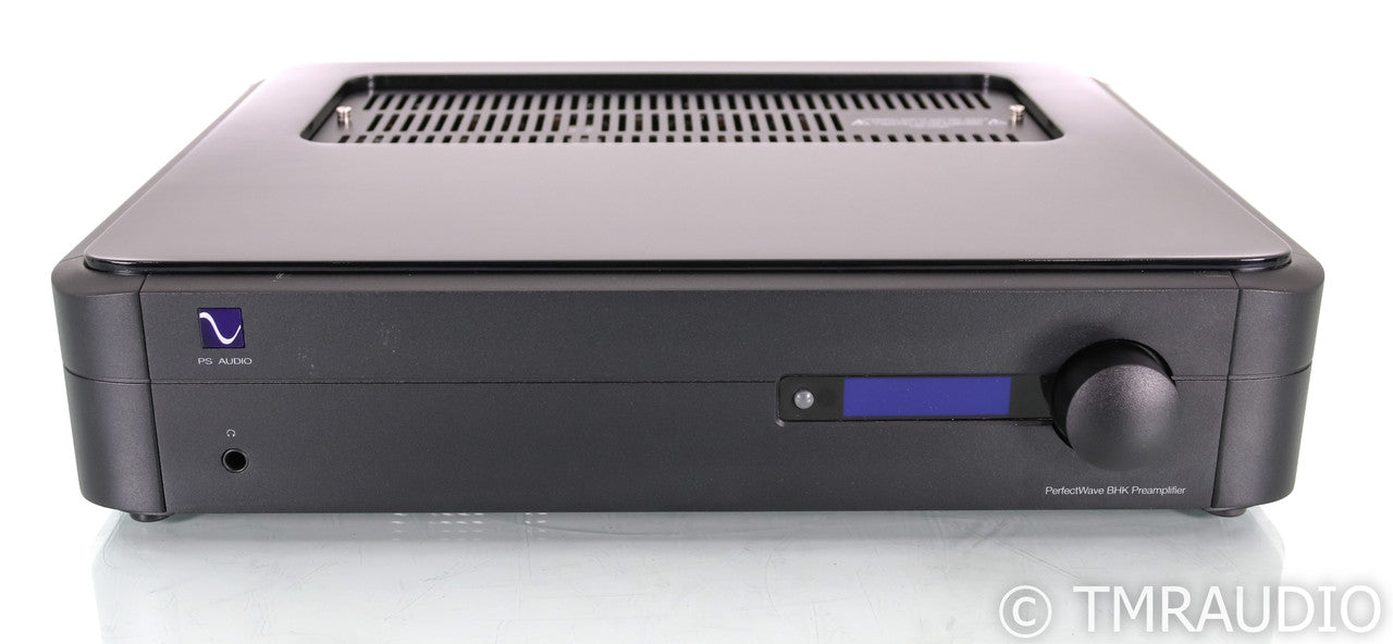 PS Audio BHK Signature Stereo Tube Hybrid Preamplifier; Remote; Black (Used)