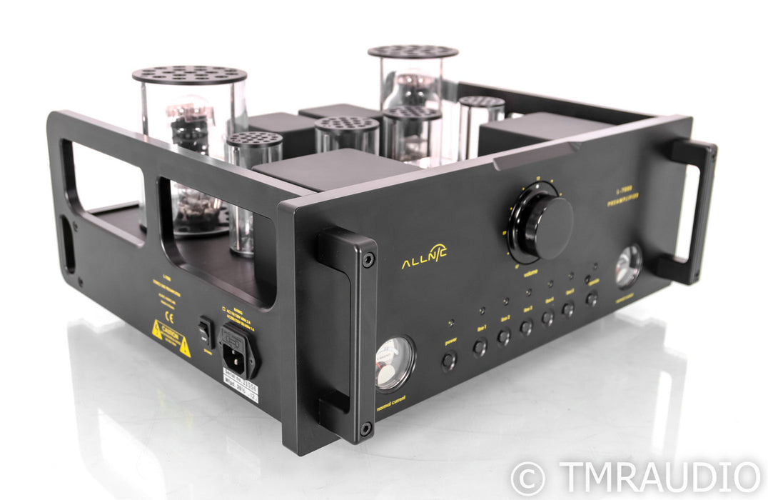 Allnic L-7000 Stereo Tube Preamplifier; Remote; Black