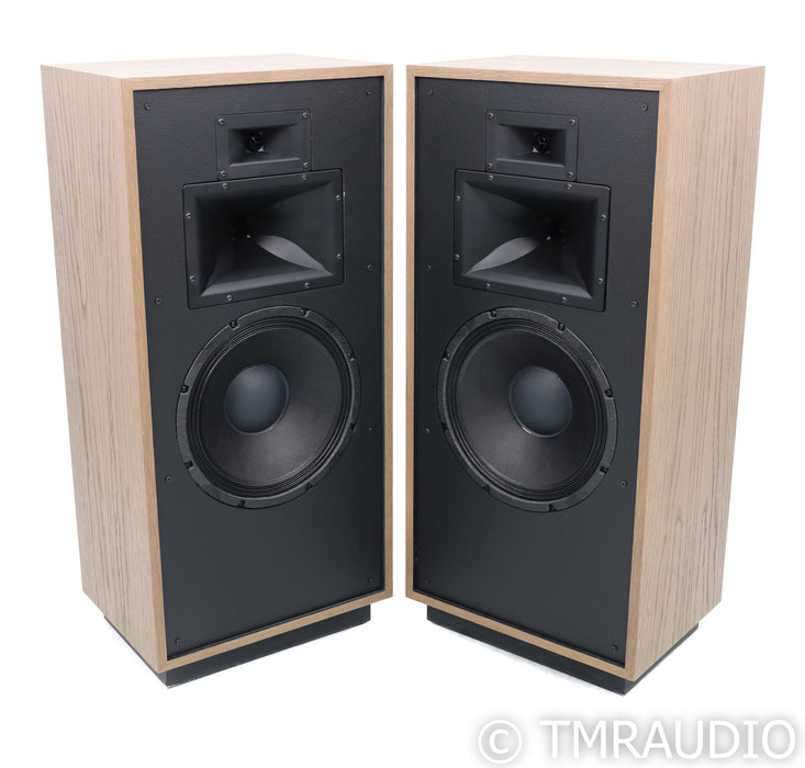 Klipsch Forte IV Floorstanding Speakers; Distressed Oak Pair; Forte 4