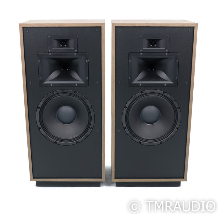Klipsch Forte IV Floorstanding Speakers; Distressed Oak Pair; Forte 4