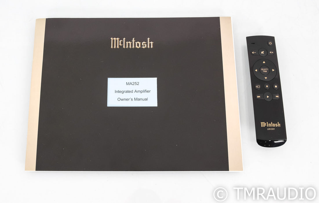McIntosh MA252 Stereo Tube Hybrid Integrated Amplifier; Remote