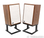 KLH Model 3 Bookshelf Speakers; Walnut Pair w/ Stands; Model Three