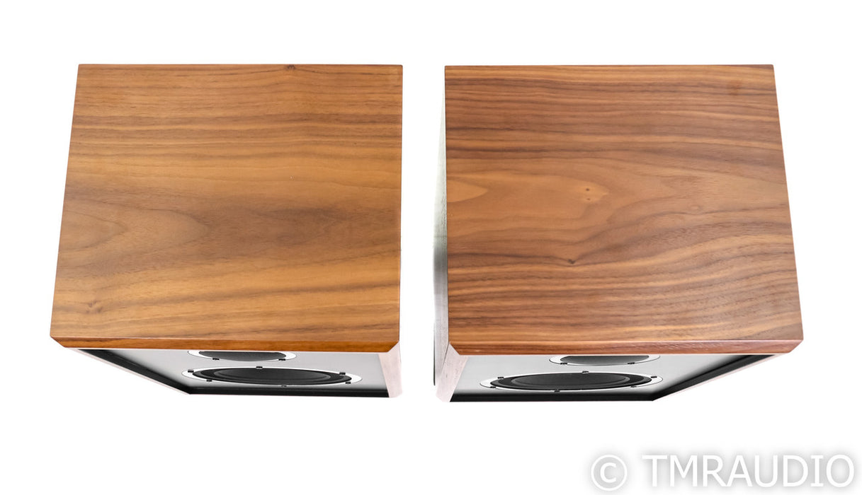 KLH Model 3 Bookshelf Speakers; Walnut Pair w/ Stands; Model Three