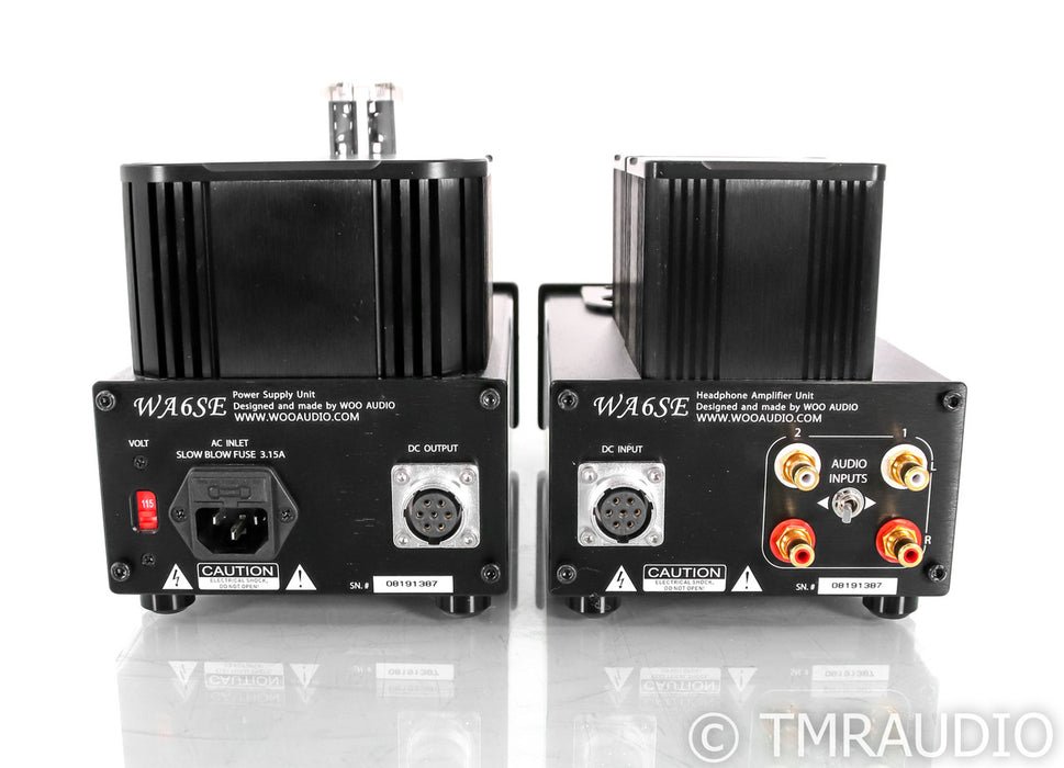 Woo Audio WA6-SE Tube Headphone Amplifier; WA6SE; 2nd Gen; Black