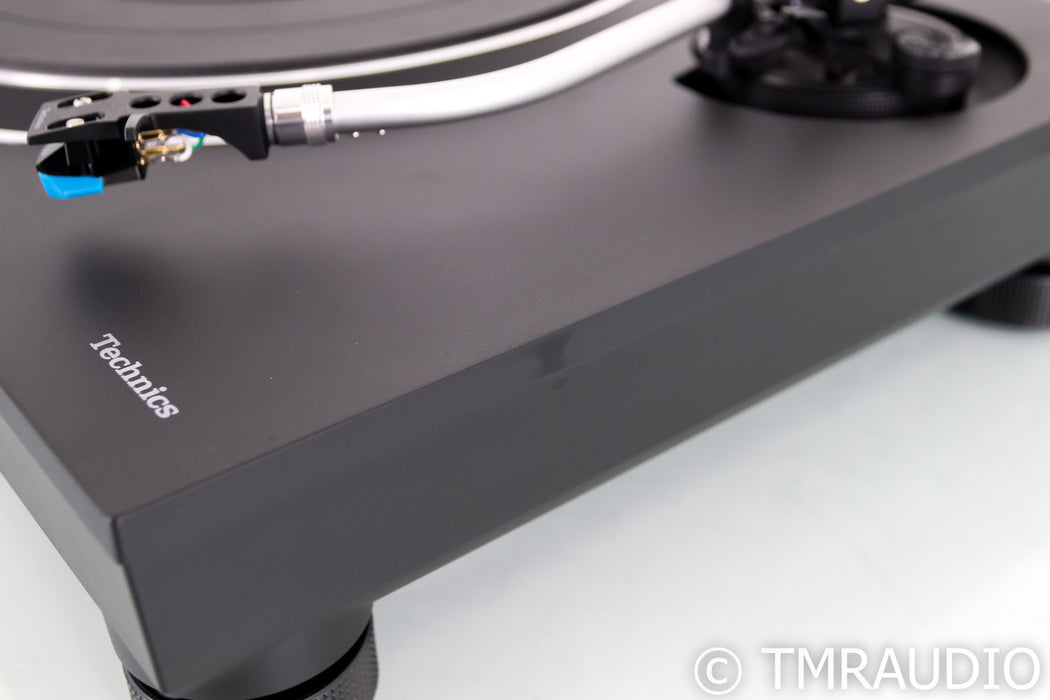 Technics SL-100C Direct Drive Turntable; AT-VM95C Cartridge; Black