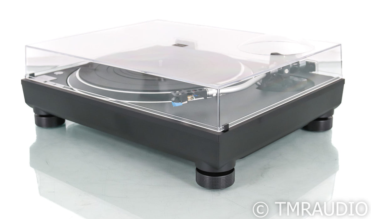 Technics SL-100C Direct Drive Turntable; AT-VM95C Cartridge; Black