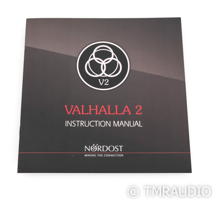 Nordost Valhalla 2 XLR Cables; 3m Pair Balanced Interconnects