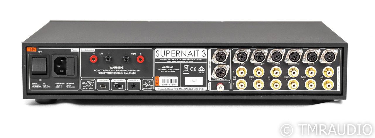 Naim Supernait 3 Stereo Integrated Amplifier; Remote