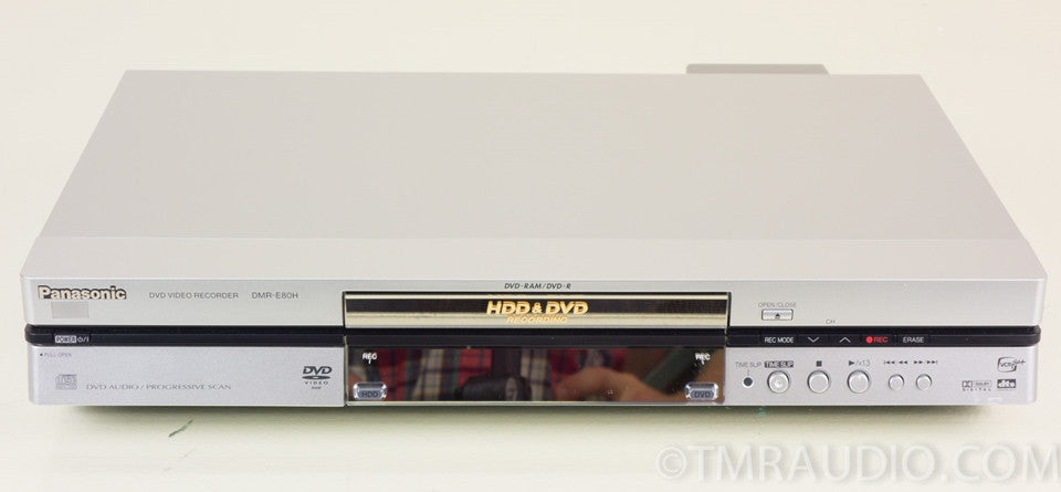 Panasonic DMR-E80H Progressive-Scan DVD Player/Recorder with 80GB Hard Drive