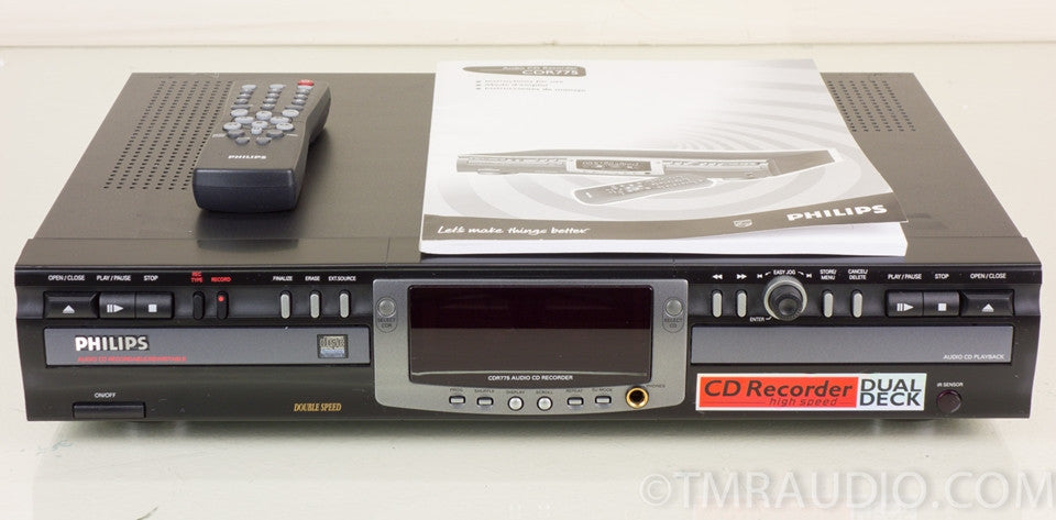 PHILIPS CDR-775 DUAL DISC CD RECORDER