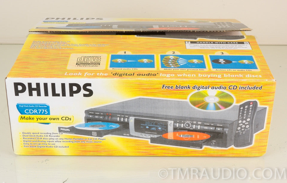 PHILIPS CDR-775 DUAL DISC CD RECORDER