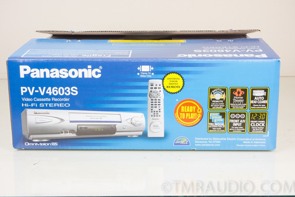 Panasonic PV-V4603S VCR in Factory Box