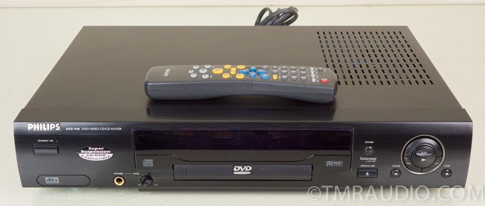 Philips DVD 940 CD / DVD Player w/ Remote