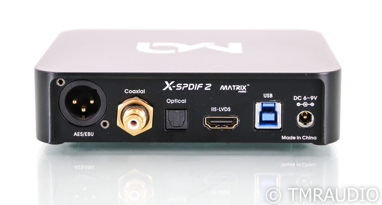 Matrix Audio X-SPDI2 D/D Converter; Black; USB