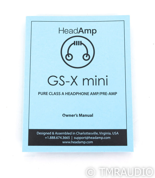 Headamp GS-X Mini Balanced Headphone Amplifier; Blue; GSX