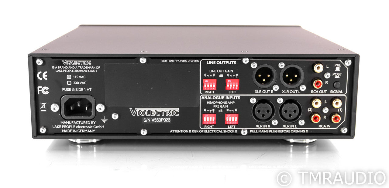 Violecric HPA V550 PRO Headphone Amplifier; Remote, Black, HPAV550