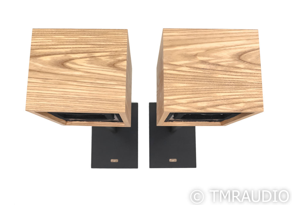 Rogers LS3/5A Bookshelf Speakers; Olive Pair w/ Stands