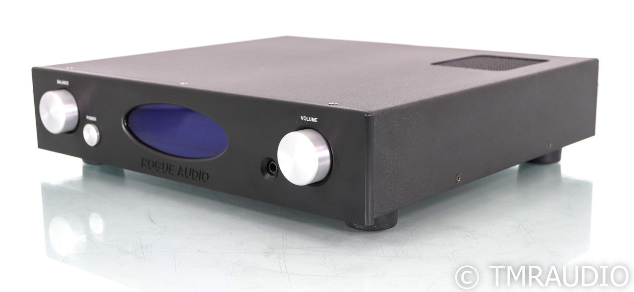 Rogue Audio RP-1 Tube Hybrid Stereo Preamplifier; Remote, Black; MM / MC Phono