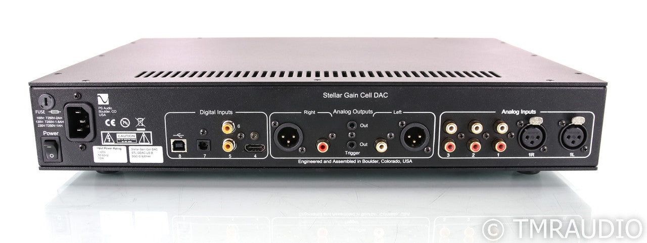 PS Audio Stellar Gain Cell DAC; Remote; Black