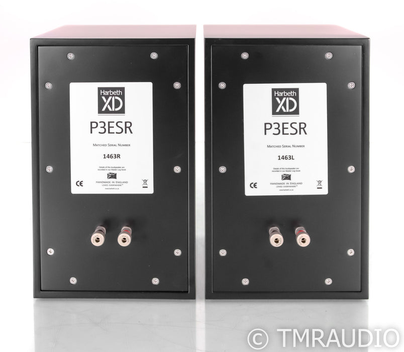 Harbeth P3ESR XD Bookshelf Speakers; Black Satin Pair