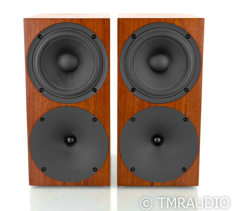 Buchardt S400 Bookshelf Speakers; Smoked Oak Pair