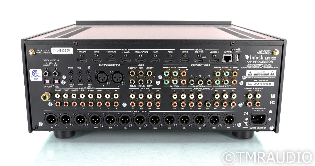 McIntosh MX122 11.2 Channel Home Theater Processor; MX-122; Remote; Bluetooth