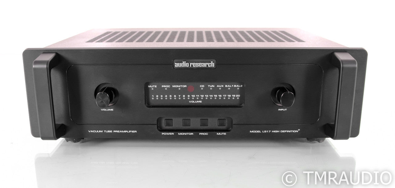Audio Research LS17 Stereo Tube Preamplifier; LS-17; Remote; Black