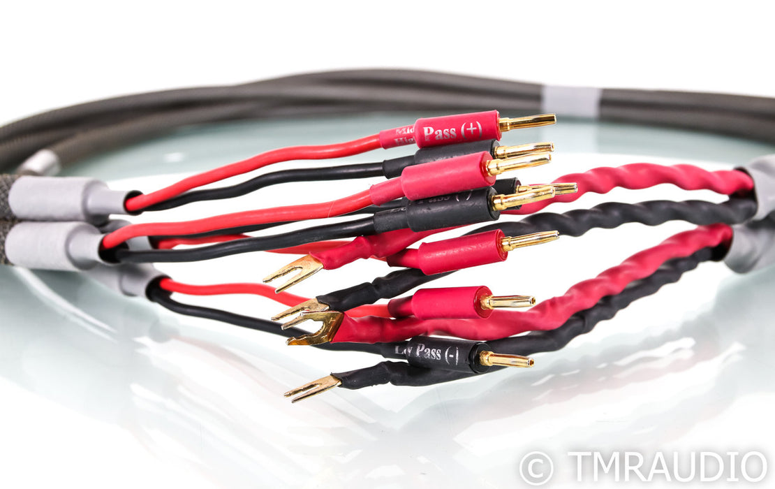 Acoustic Zen Satori Speaker Cables; 8ft Pair