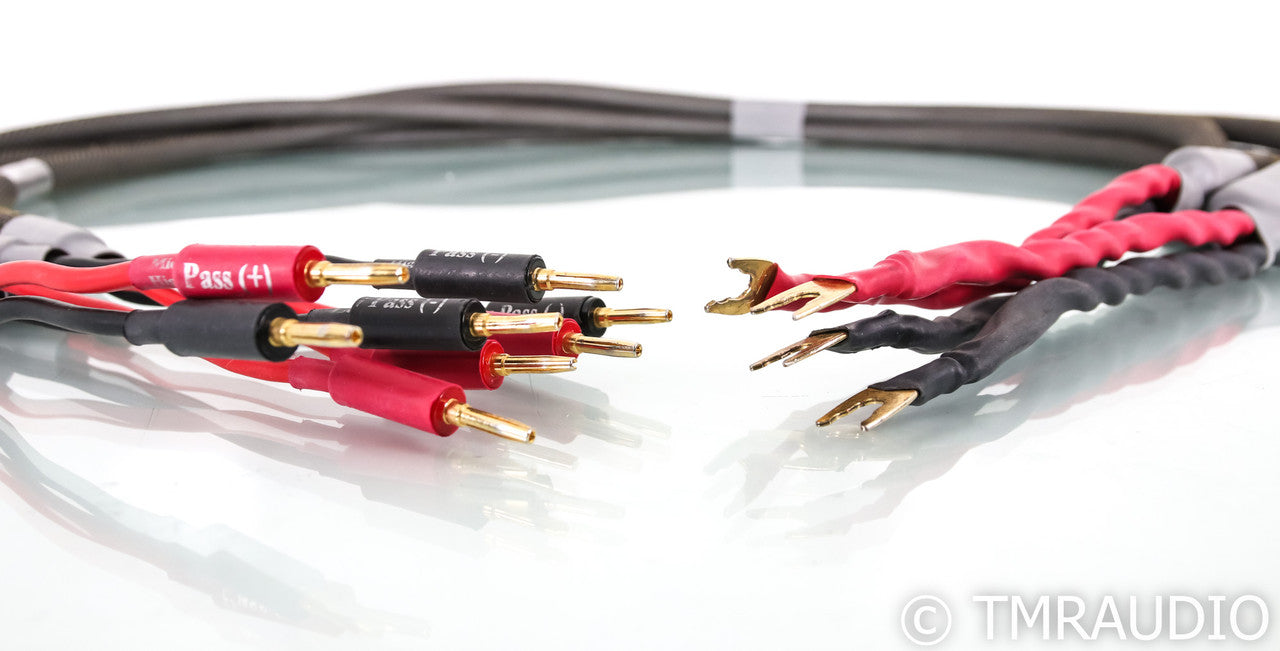 Acoustic Zen Satori Speaker Cables; 8ft Pair
