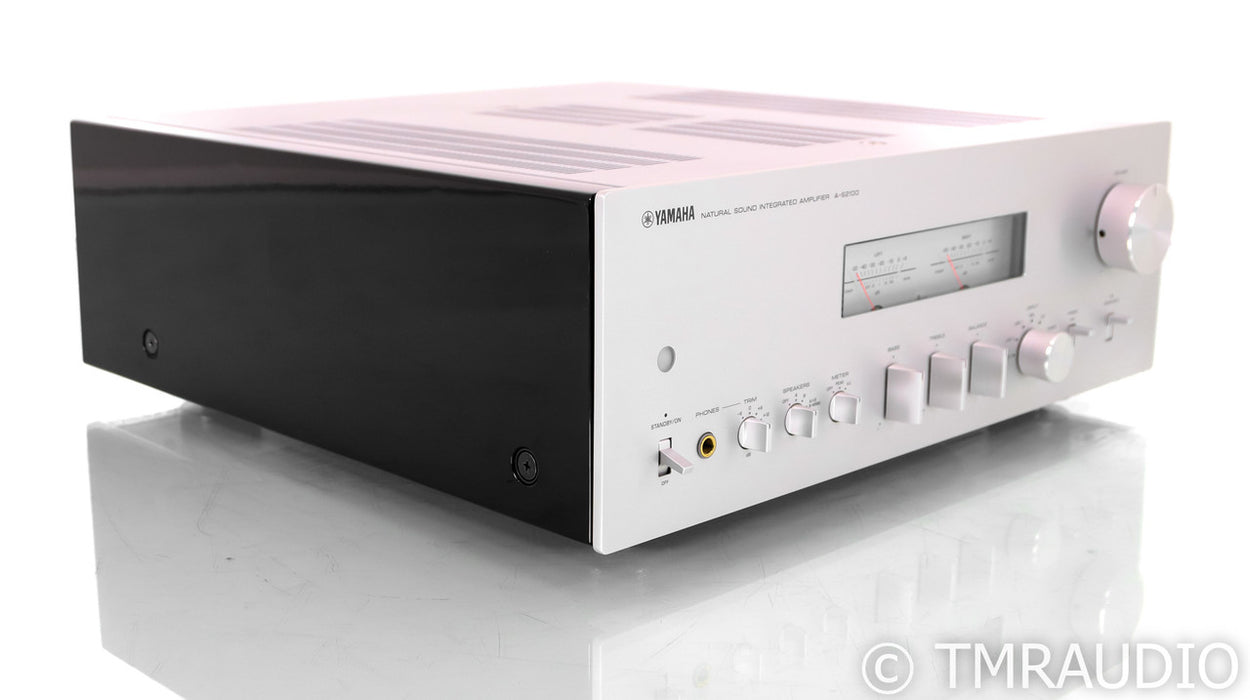 Yamaha A-S2100 Stereo Integrated Amplifier; Remote; Silver; MM / MC Phono