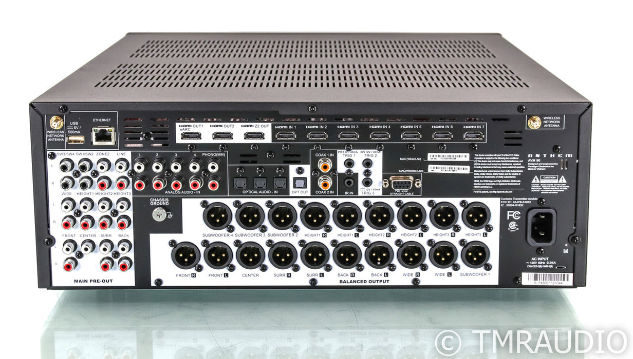 Anthem AVM 90 15.4 Channel Home Theater Processor; Remote; HDMI; Wireless